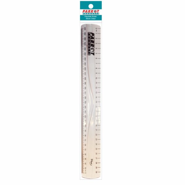 Parrot flexible ruler 30cm clear