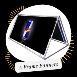 A Frame banners