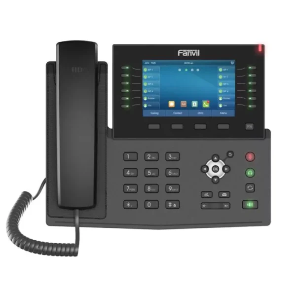 Fanvil 20SIP Gigabit Bluetooth PoE video VoIP phone X7C front