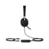 Yealink dual earpiece headset with USB and Bluetooth UH38-DUAL side