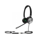 Yealink dual headset with USB-C connection UH36-DUAL-USBC side