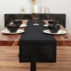 Black Table runner example 4