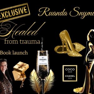 Healed from trauma book launch VIP experience red carpet event