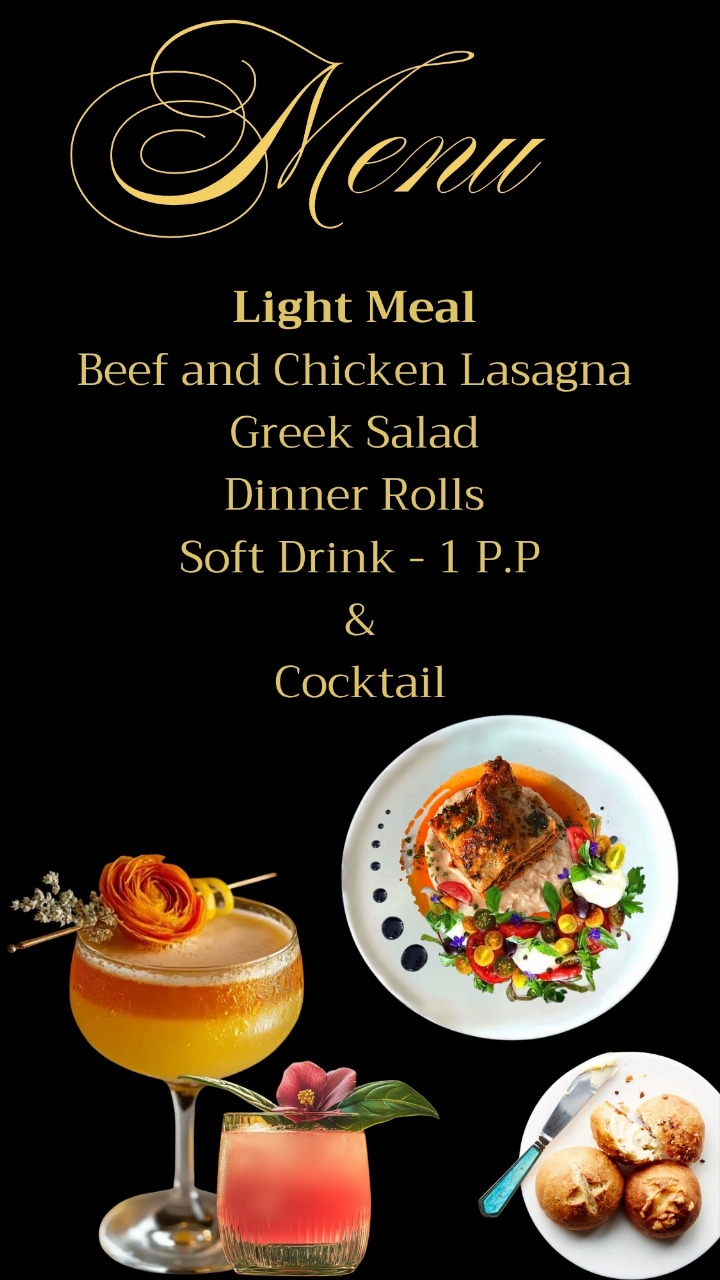 Healed from trauma book launch event menu