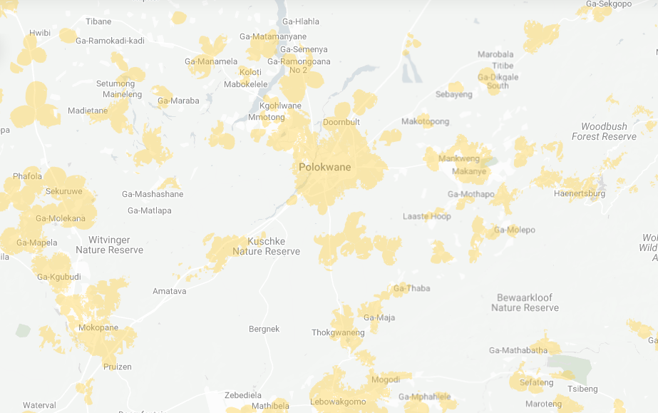 Wider Polokwane coverage