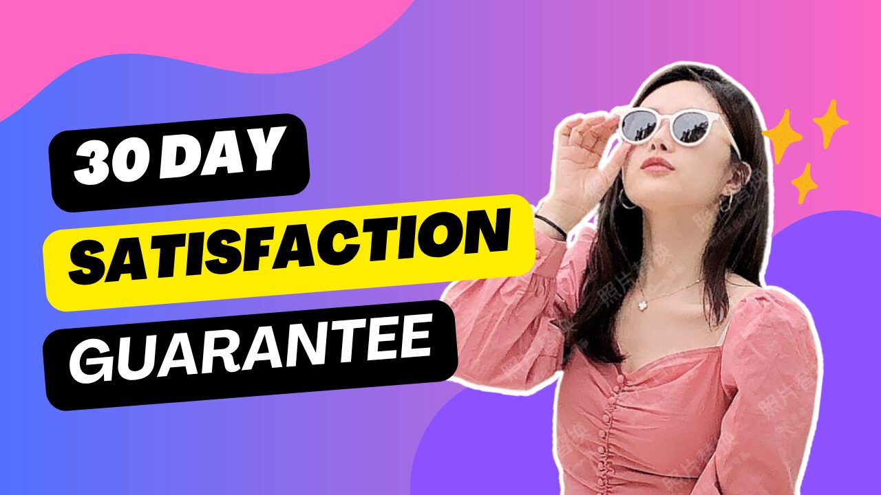 30 day satisfaction guarenteed