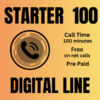 Starter 100 prepaid VoIP line