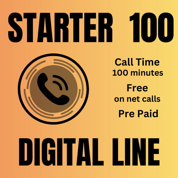 Starter 100 prepaid VoIP line